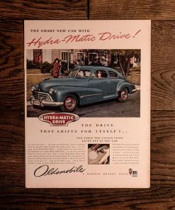 Antiques 1946 Oldsmobile Ad - Smart Car With Hydra Matic Drive - General Motors Cars Antiques&Collectibles