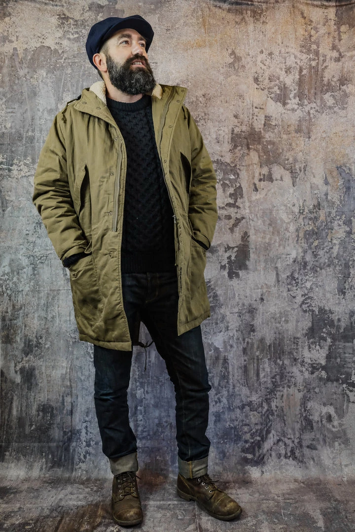 Universal Works - CW Parka In Dusky Green Aero Wax Cotton Outerwear&jackets 7 Universal Works - CW Parka In Dusky Green Aero Wax Cotton Outerwear&jackets