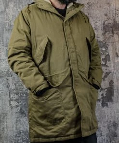 Universal Works - CW Parka In Dusky Green Aero Wax Cotton Outerwear&jackets