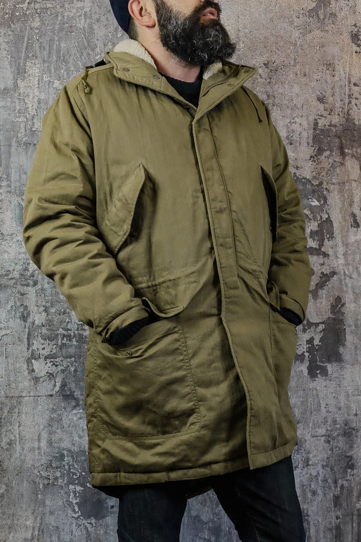 Universal Works - CW Parka In Dusky Green Aero Wax Cotton Outerwear&jackets 3 Universal Works - CW Parka In Dusky Green Aero Wax Cotton Outerwear&jackets