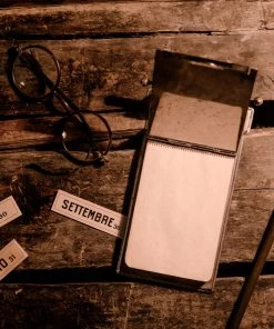 The Rugged Society Antique Metal "Monthly Calendar" / Bloc Note With Removable Month Labels (Italy) Antiques&Collectibles 11 The Rugged Society Antique Metal