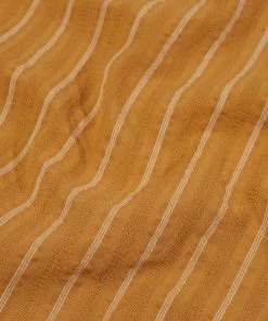 Universal Works - Road Shirt In Mustard Maui Stripe