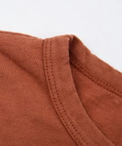 Freenote Cloth - 9 Ounce Pocket Tee - Rust 9 Freenote Cloth - 9 Ounce Pocket Tee - Rust