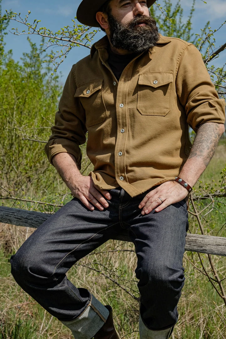 Freenote Cloth - Scout Sportsman Shirt In Tobacco 11 Freenote Cloth - Scout Sportsman Shirt In Tobacco