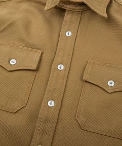 Freenote Cloth - Scout Sportsman Shirt In Tobacco 18 Freenote Cloth - Scout Sportsman Shirt In Tobacco