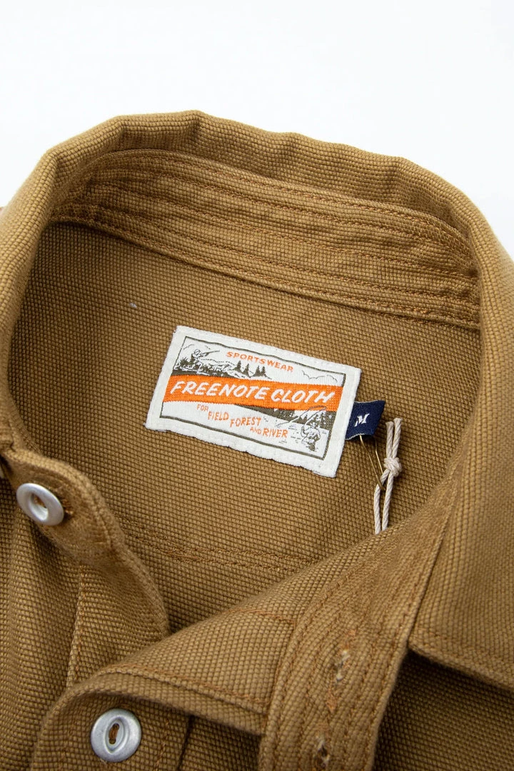 Freenote Cloth - Scout Sportsman Shirt In Tobacco 5 Freenote Cloth - Scout Sportsman Shirt In Tobacco
