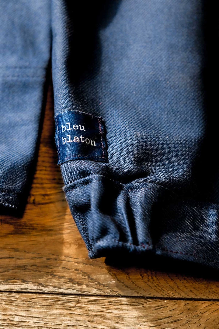 Bleu Blaton - Short Mechanic Worker Jacket In Navy 6 Bleu Blaton - Short Mechanic Worker Jacket In Navy