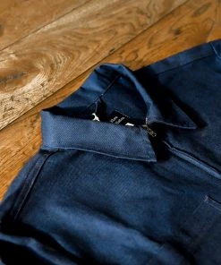 Bleu Blaton - Short Mechanic Worker Jacket In Navy 12 Bleu Blaton - Short Mechanic Worker Jacket In Navy