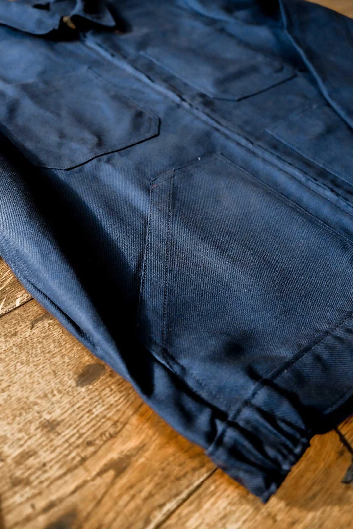 Bleu Blaton - Short Mechanic Worker Jacket In Navy 9 Bleu Blaton - Short Mechanic Worker Jacket In Navy