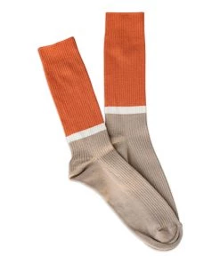The Rugged Society Socks Heritage9.1 - Strati - Lobster And Desert