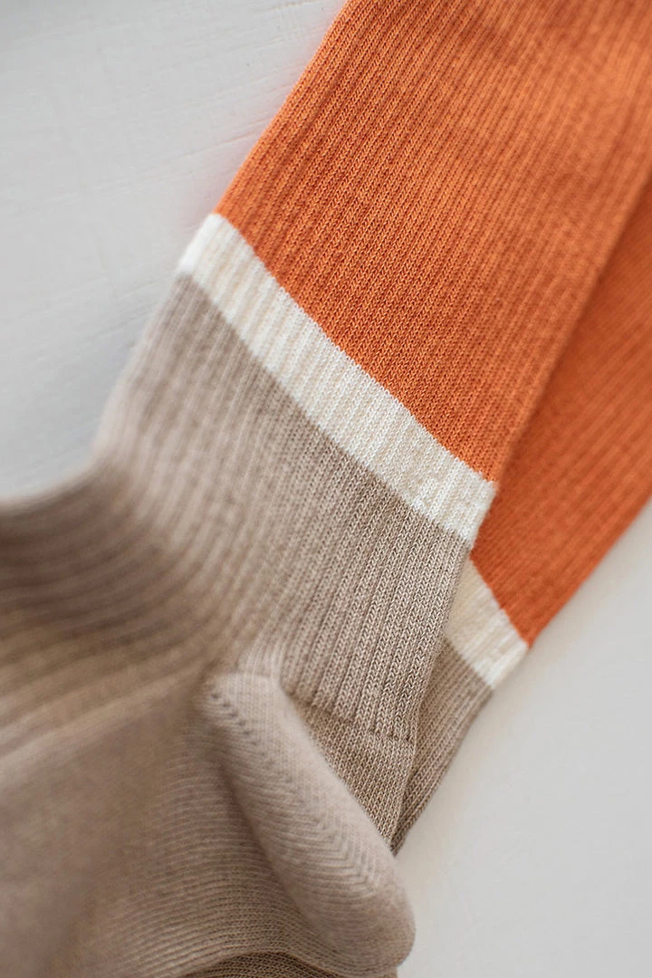 The Rugged Society Socks Heritage9.1 - Strati - Lobster And Desert 4 The Rugged Society Socks Heritage9.1 - Strati - Lobster And Desert