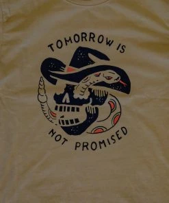 Iron And Resin - Tomorrow Is Not Promised Tee In Gold 9 Iron And Resin - Tomorrow Is Not Promised Tee In Gold