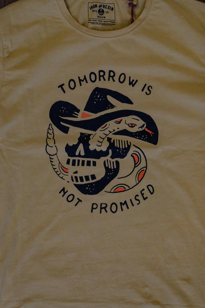 Iron And Resin - Tomorrow Is Not Promised Tee In Gold 6 Iron And Resin - Tomorrow Is Not Promised Tee In Gold