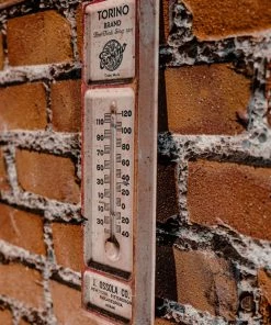 Antiques Antiques&Collectibles Torino Brand Vintage Working Thermometer J.Ossola