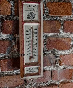 Antiques Antiques&Collectibles Torino Brand Vintage Working Thermometer J.Ossola