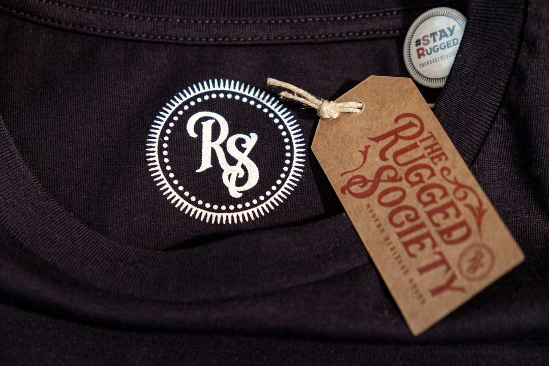 The Rugged Society - Trust Your Vibes, No Regrets Tee - Blue Navy 6 The Rugged Society - Trust Your Vibes, No Regrets Tee - Blue Navy