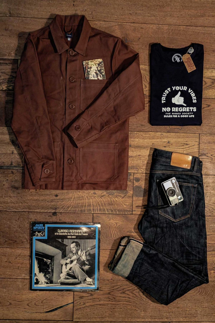 The Rugged Society - Trust Your Vibes, No Regrets Tee - Blue Navy 7 The Rugged Society - Trust Your Vibes, No Regrets Tee - Blue Navy