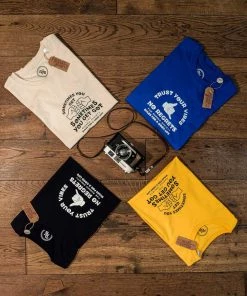 Tees The Rugged Society - Trust Your Vibes, No Regrets Tee - Royal Blue 11 Tees The Rugged Society - Trust Your Vibes, No Regrets Tee - Royal Blue