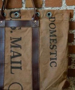 Actawl X The Rugged Society - Reworked Vintage US Mail Heavy Canvas Tote Carrier Bag