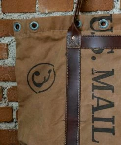 Actawl X The Rugged Society - Reworked Vintage US Mail Heavy Canvas Tote Carrier Bag