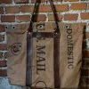 Actawl X The Rugged Society - Reworked Vintage US Mail Heavy Canvas Tote Carrier Bag