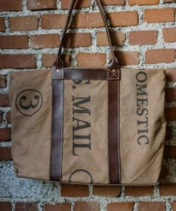 Actawl X The Rugged Society - Reworked Vintage US Mail Heavy Canvas Tote Carrier Bag