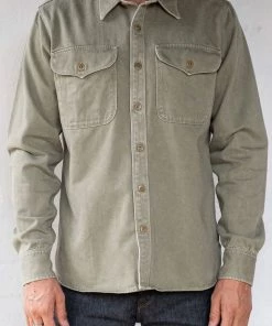 Shirts&Overshirts Freenote Cloth - Utility Shirt In Olive