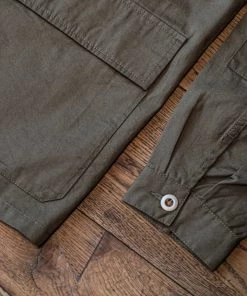 Universal Works - MW Fatigue Jacket In Light Olive Twill