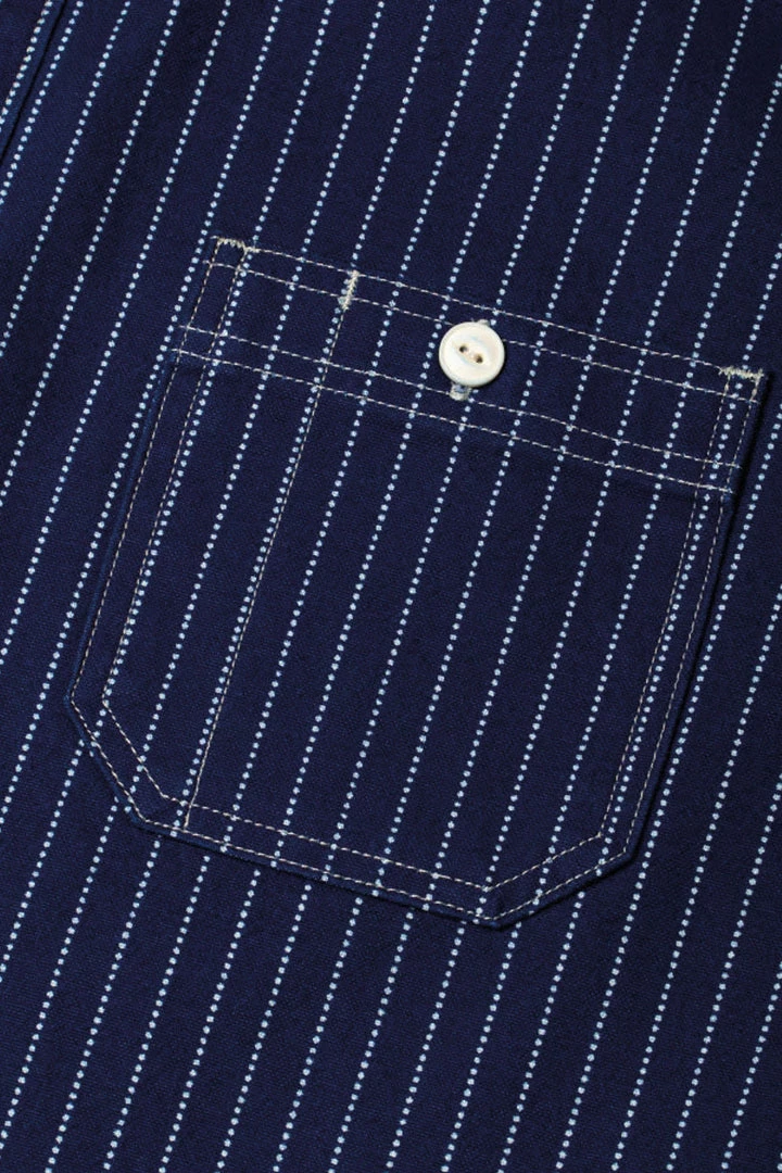 Benzak - BWS-02 UTILITY SHIRT 9 Oz. Wabash Indigo Selvedge Canvas 6 Benzak - BWS-02 UTILITY SHIRT 9 Oz. Wabash Indigo Selvedge Canvas