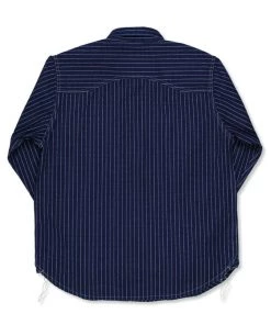 Benzak - BWS-02 UTILITY SHIRT 9 Oz. Wabash Indigo Selvedge Canvas 17 Benzak - BWS-02 UTILITY SHIRT 9 Oz. Wabash Indigo Selvedge Canvas