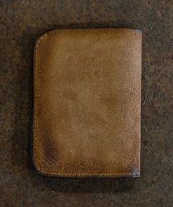 Alberto Luti - Suede Leather Wallet In Tobacco