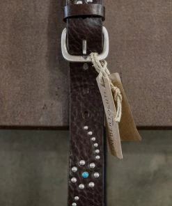 Alberto Luti - Type 901/35 Leather Belt In Dark Brown New