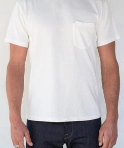 New Freenote Cloth - 9 Ounce Pocket Tee - White