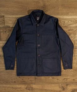 Outerwear&jackets Bleu Blaton - French Work Jacket In Navy