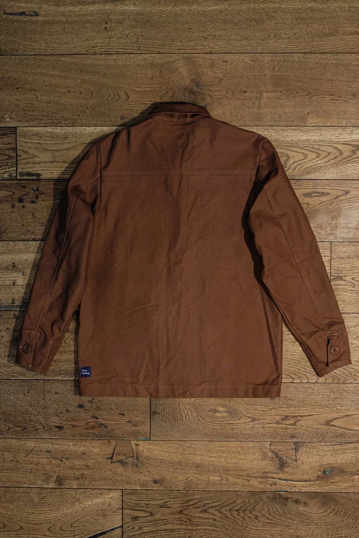 Outerwear&jackets Bleu Blaton - French Work Jacket In Brown 7 Outerwear&jackets Bleu Blaton - French Work Jacket In Brown