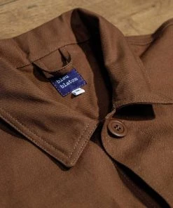 Outerwear&jackets Bleu Blaton - French Work Jacket In Brown 10 Outerwear&jackets Bleu Blaton - French Work Jacket In Brown