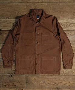 Outerwear&jackets Bleu Blaton - French Work Jacket In Brown