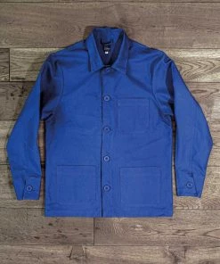 Outerwear&jackets Bleu Blaton - French Work Jacket In French Blue