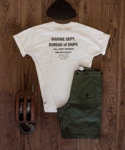 Tees Workware - Ships Tee - White