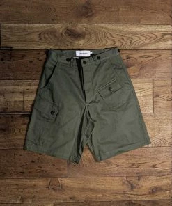Workware - Combat Shorts In Green Bottoms