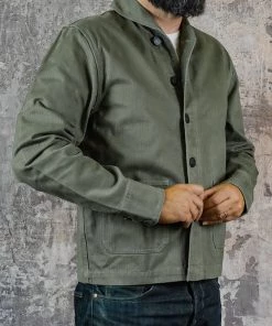 Outerwear&jackets Workware - Shawl Collar USN Jacket In Green