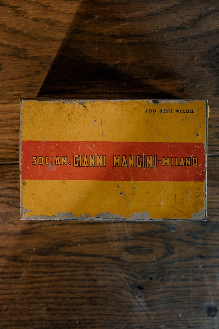 Antiques 1930/40's Zafferano 3 Cuochi Tin Box 5 Antiques 1930/40's Zafferano 3 Cuochi Tin Box