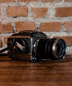 Antiques 1960-70's Zenza Bronica S2 + NIkkor-Q 1:3.5 F=13.5cm Nippon Kogaku + Nikkor-P 1:4 F=200mm Nippon Kogaku + Filters, Tripod And Accessories